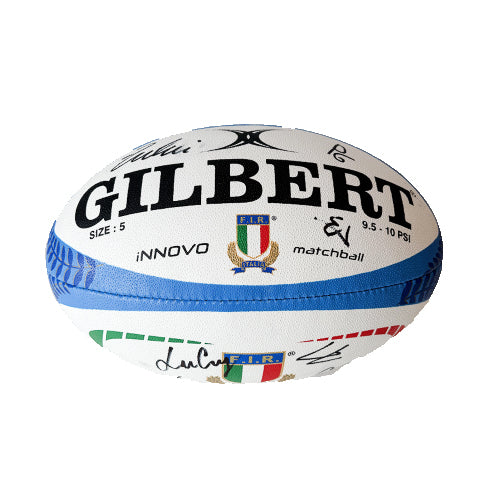 Pallone Gilbert iNNOVO Ufficiale Italia Gara Autografato