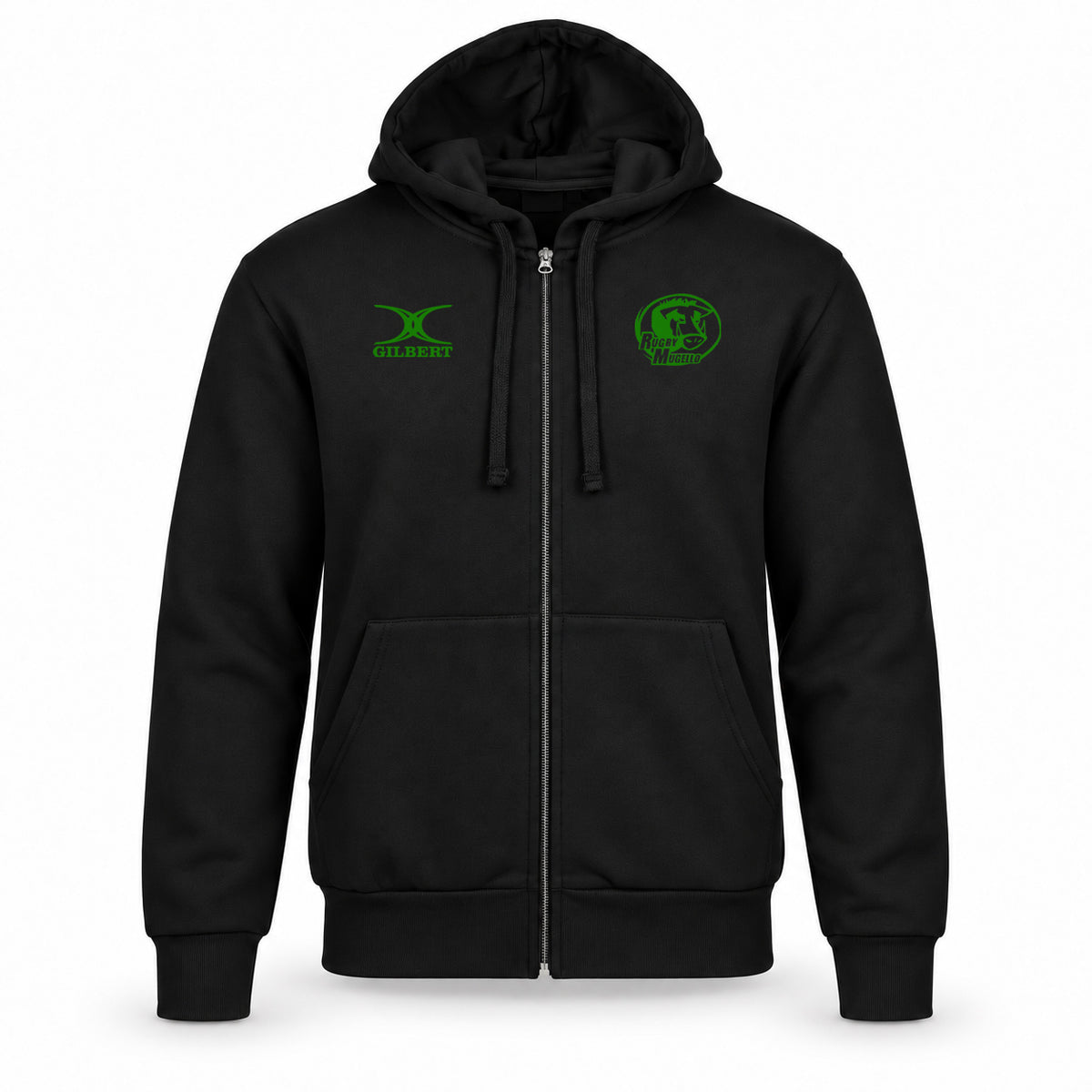 FELPA COTONE CON ZIP RUGBY MUGELLO JUNIOR
