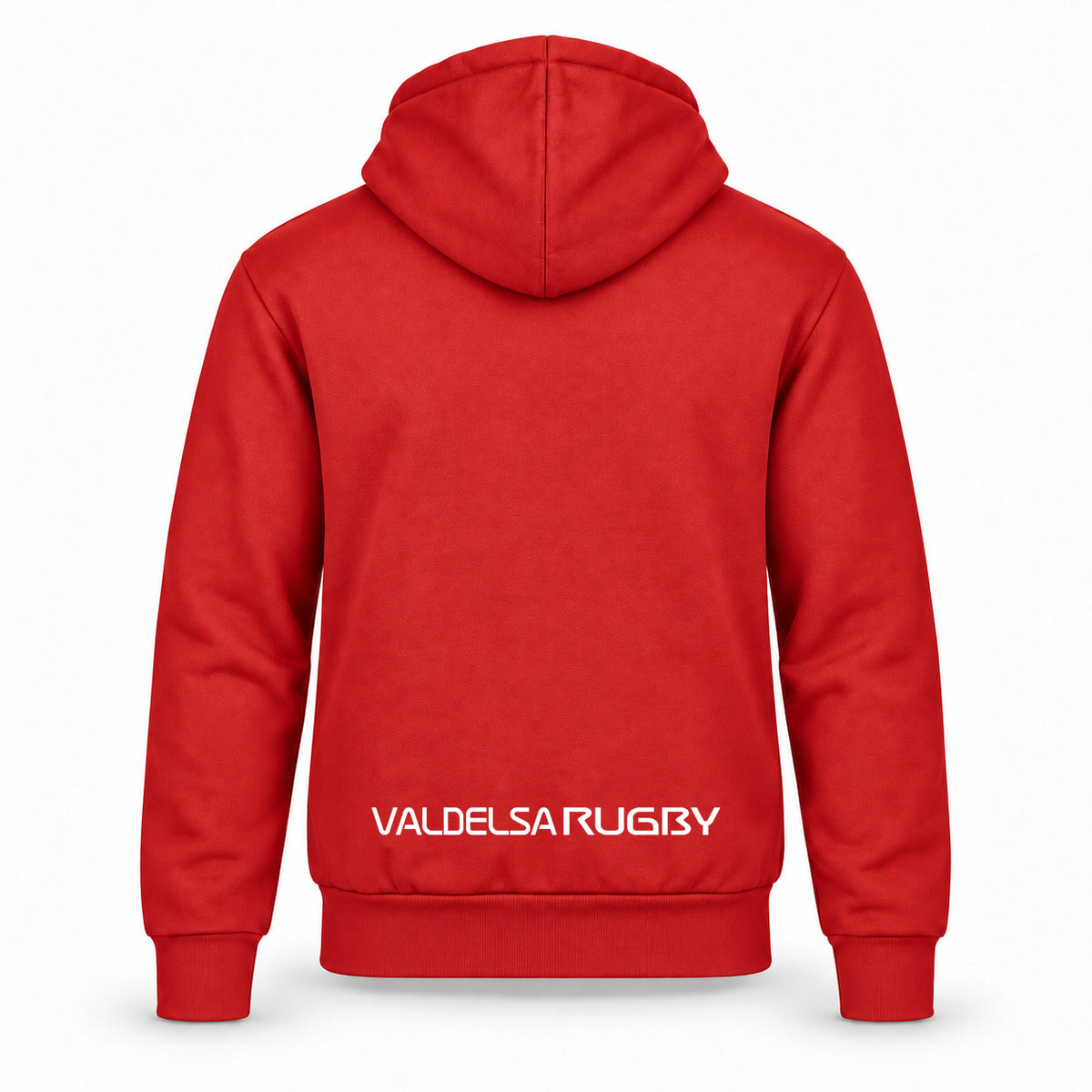 FELPA INVERNALE CON ZIP VALDELSA RUGBY ROSSA