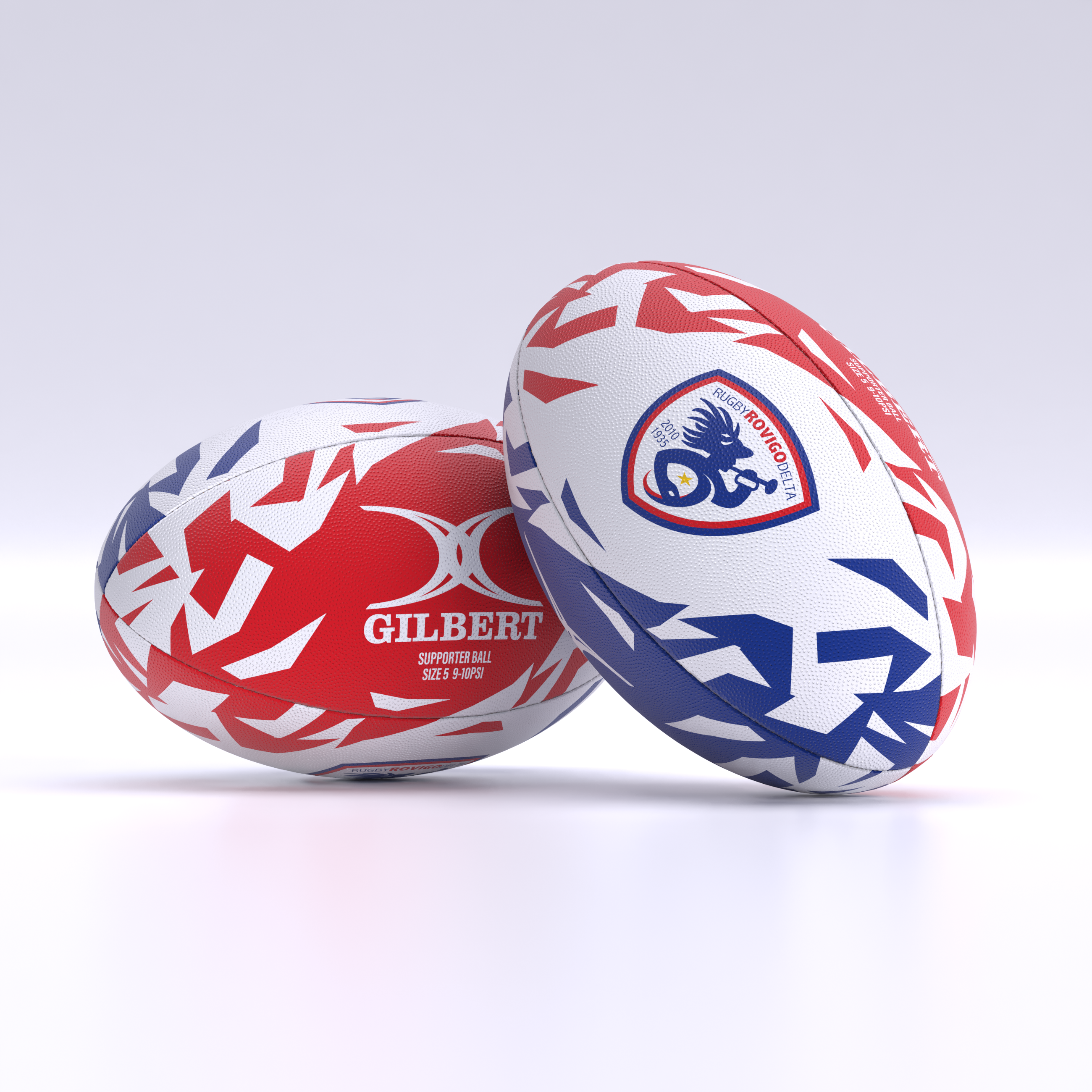Pallone Gilbert Supporter Rugby Rovigo Delta 2026