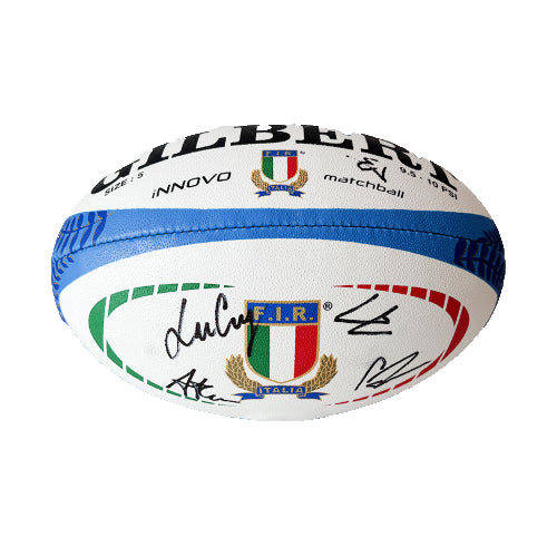 Gilbert iNNOVO Official Italy Match Ball, Signed
