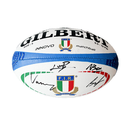 Gilbert iNNOVO Official Italy Match Ball, Signed