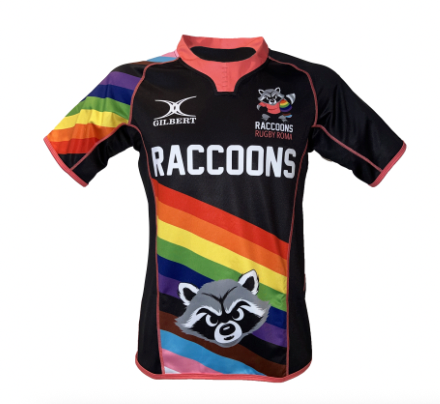 MAGLIA GARA GILBERT RACCOONS RUGBY ROMA