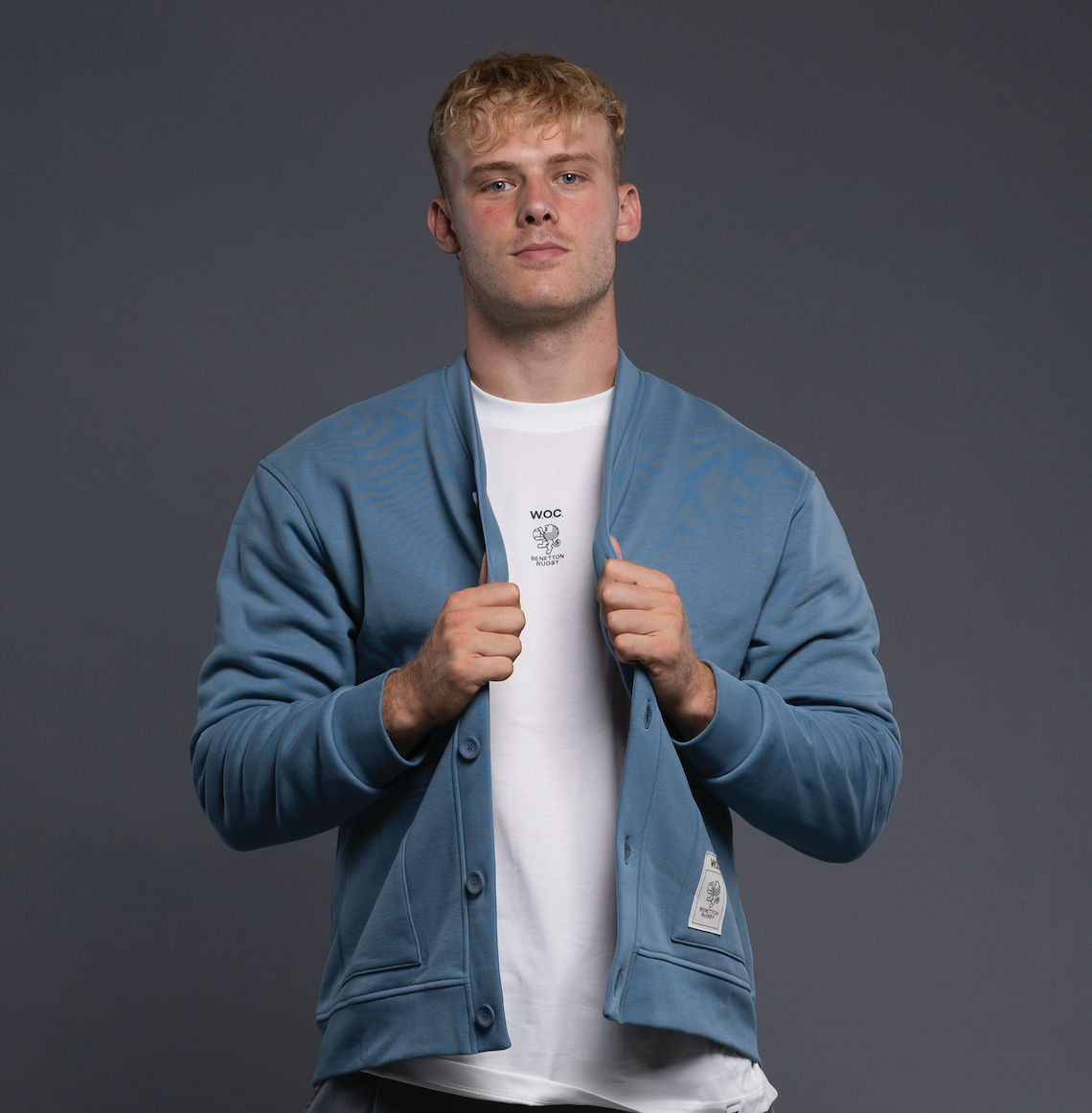 CARDIGAN SEATTLE BENETTON RUGBY